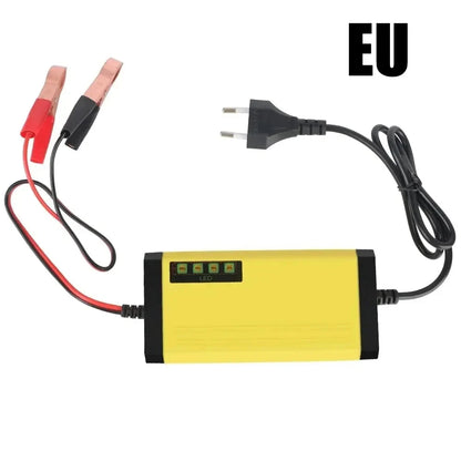 12V Smart Car Battery Charger with Pulse Repair Technology