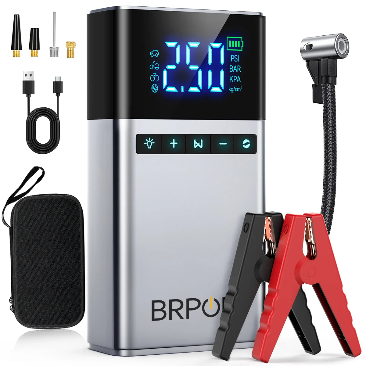 Revora PowerBoost 2-in-1 Jump Starter & Air Compressor