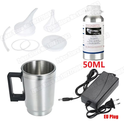 Car Headlight Polish Restoration Kit Automotive Headlight Care Tool Headlight Restoration Set Car Headlight Restoration Liquid