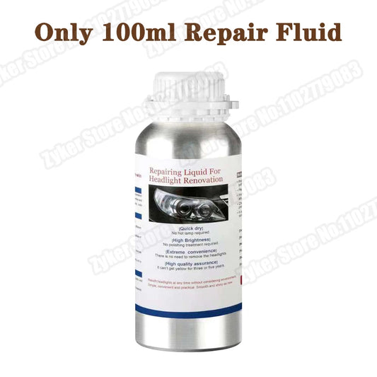 Car Headlight Polish Restoration Kit Automotive Headlight Care Tool Headlight Restoration Set Car Headlight Restoration Liquid